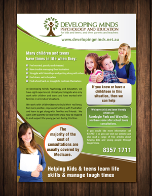 Flyer Design by meet007 for Innovate Psychology and Education | Design: #3908846