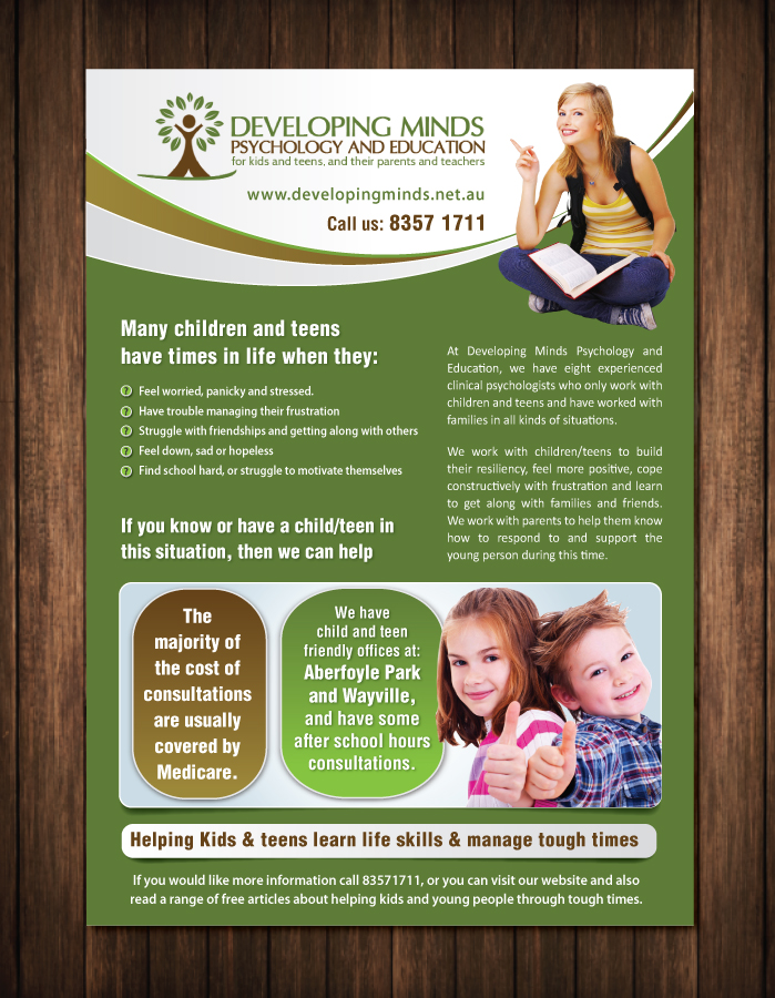 Flyer Design by meet007 for Innovate Psychology and Education | Design #3909333