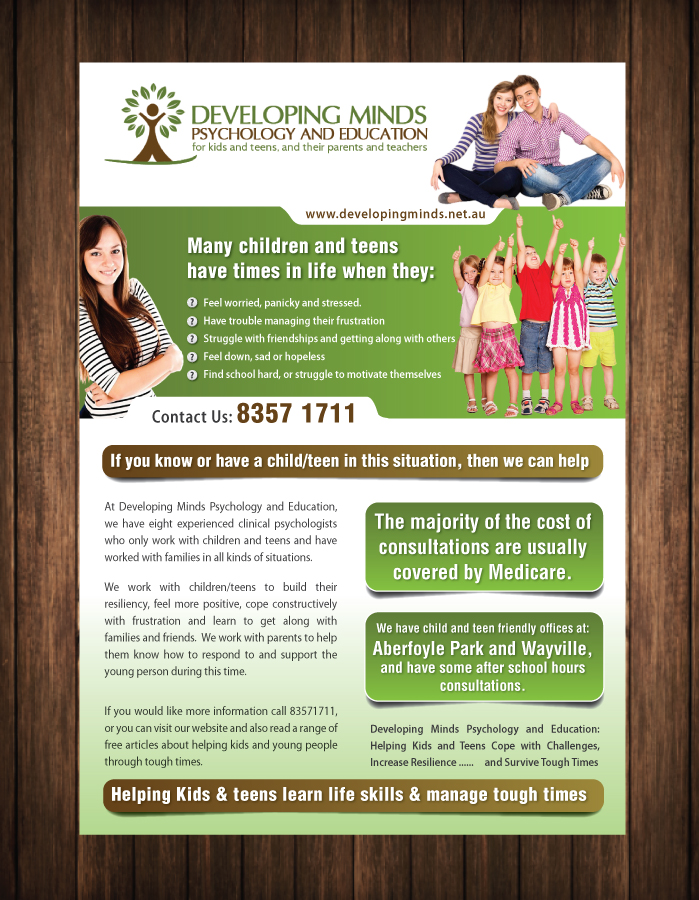 Design de Flyer par meet007 pour Innovate Psychology and Education | Design #3916544