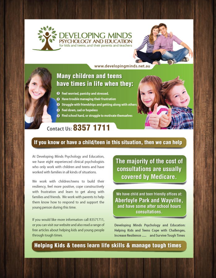 Design de Flyer par meet007 pour Innovate Psychology and Education | Design #3916593