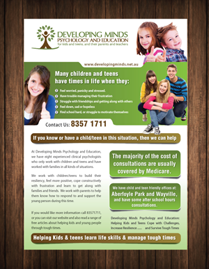 Flyer Design by meet007 for Innovate Psychology and Education | Design: #3916756