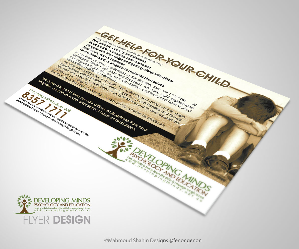 Flyer Design by Mahmoud Shahin for Innovate Psychology and Education | Design #3900684