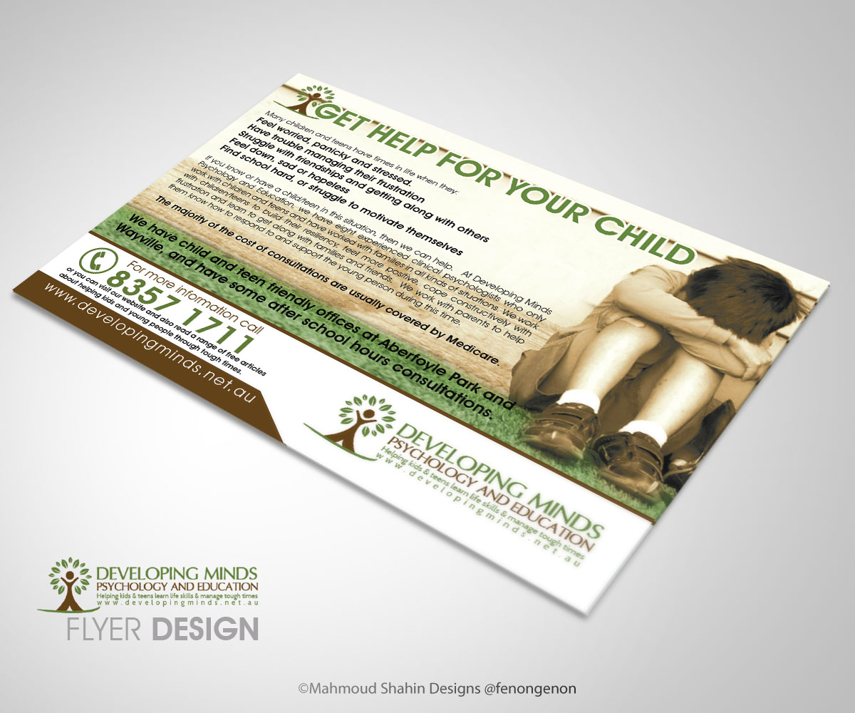 Design de Flyer par Mahmoud Shahin pour Innovate Psychology and Education | Design #3900692