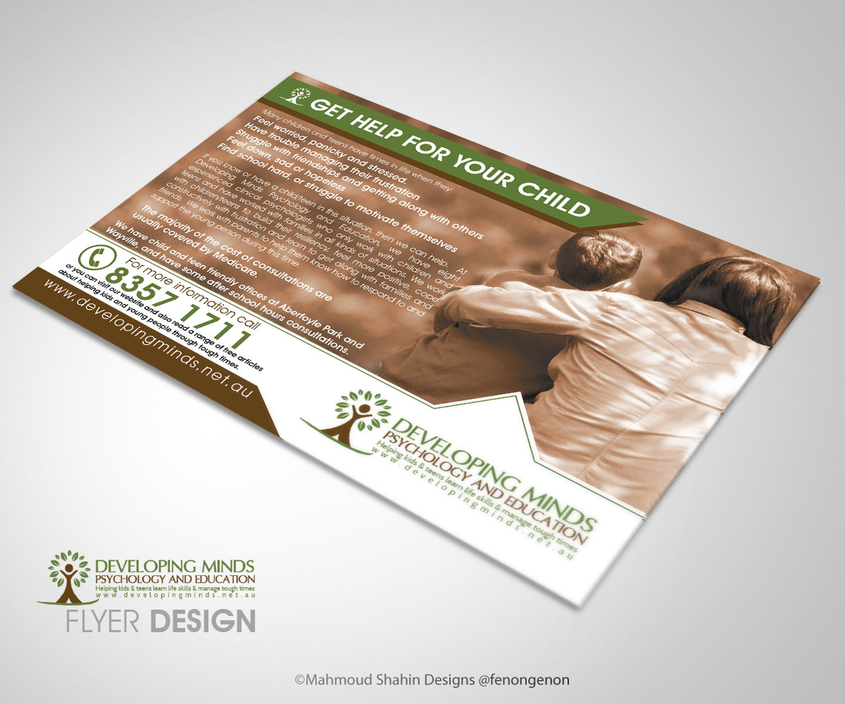 Design de Flyer par Mahmoud Shahin pour Innovate Psychology and Education | Design #3900903
