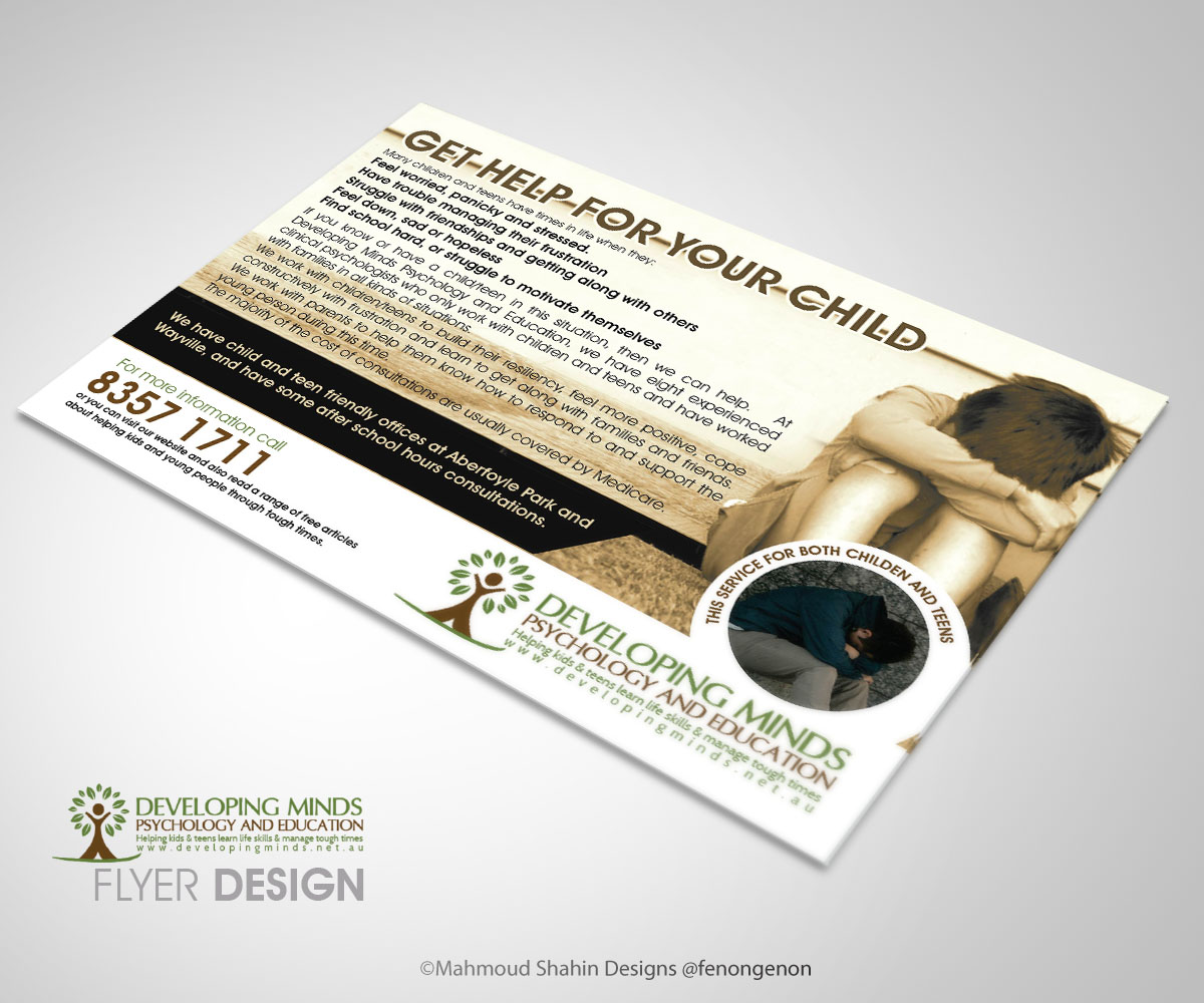 Flyer Design by Mahmoud Shahin for Innovate Psychology and Education | Design #3901271