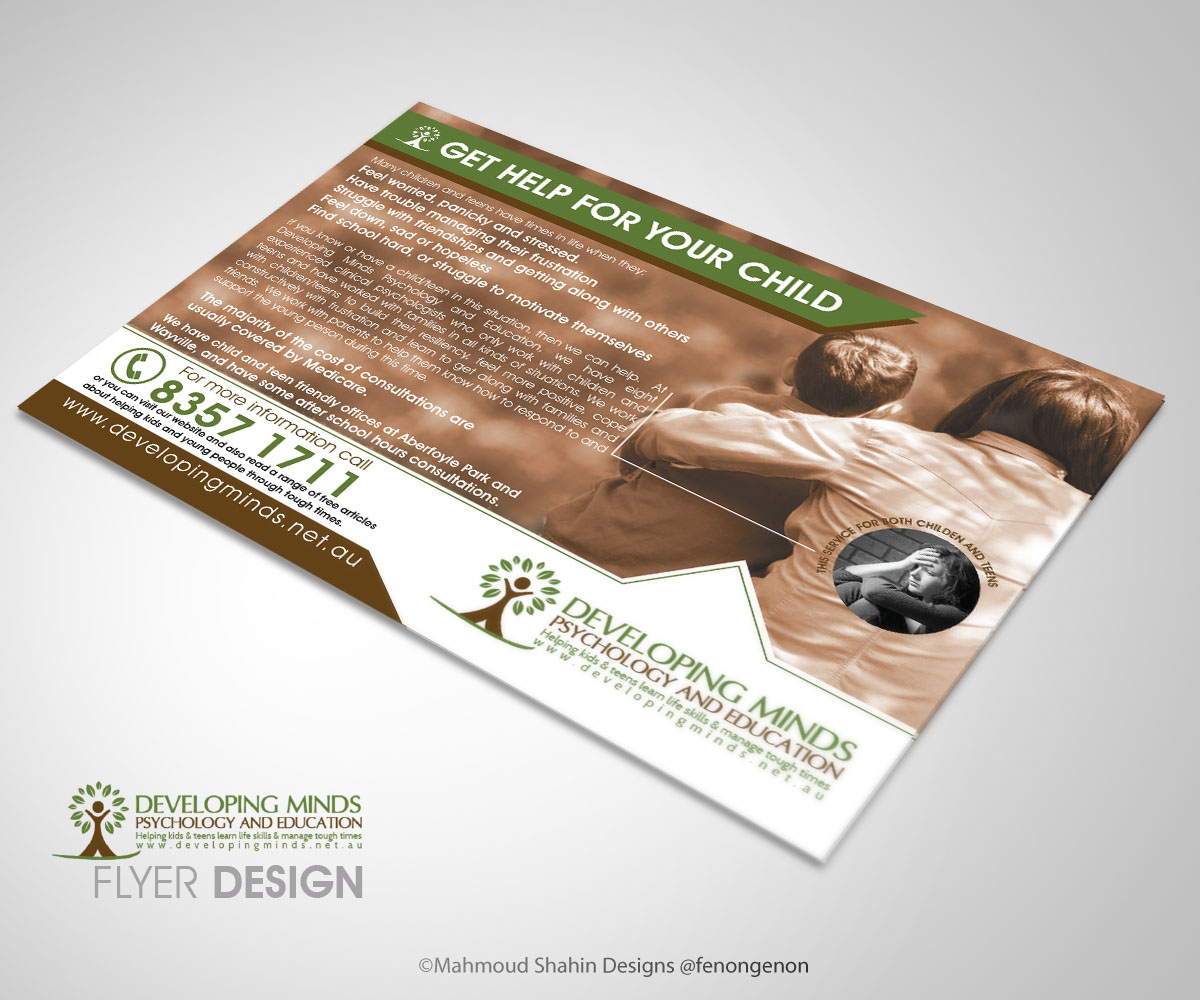 Flyer Design by Mahmoud Shahin for Innovate Psychology and Education | Design #3901302