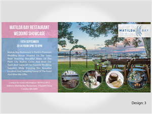 Flyer Design by uniquetribe for Matilda Bay Restaurant and Function Centre | Design: #3921375