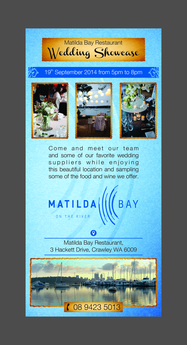 Flyer Design by cb1318 for Matilda Bay Restaurant and Function Centre | Design #3965725