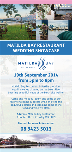 Flyer Design by pjw-design for Matilda Bay Restaurant and Function Centre | Design: #3962406
