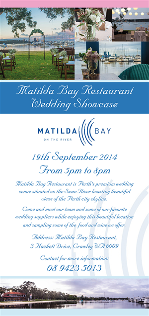 Flyer Design by pjw-design for Matilda Bay Restaurant and Function Centre | Design: #3986629