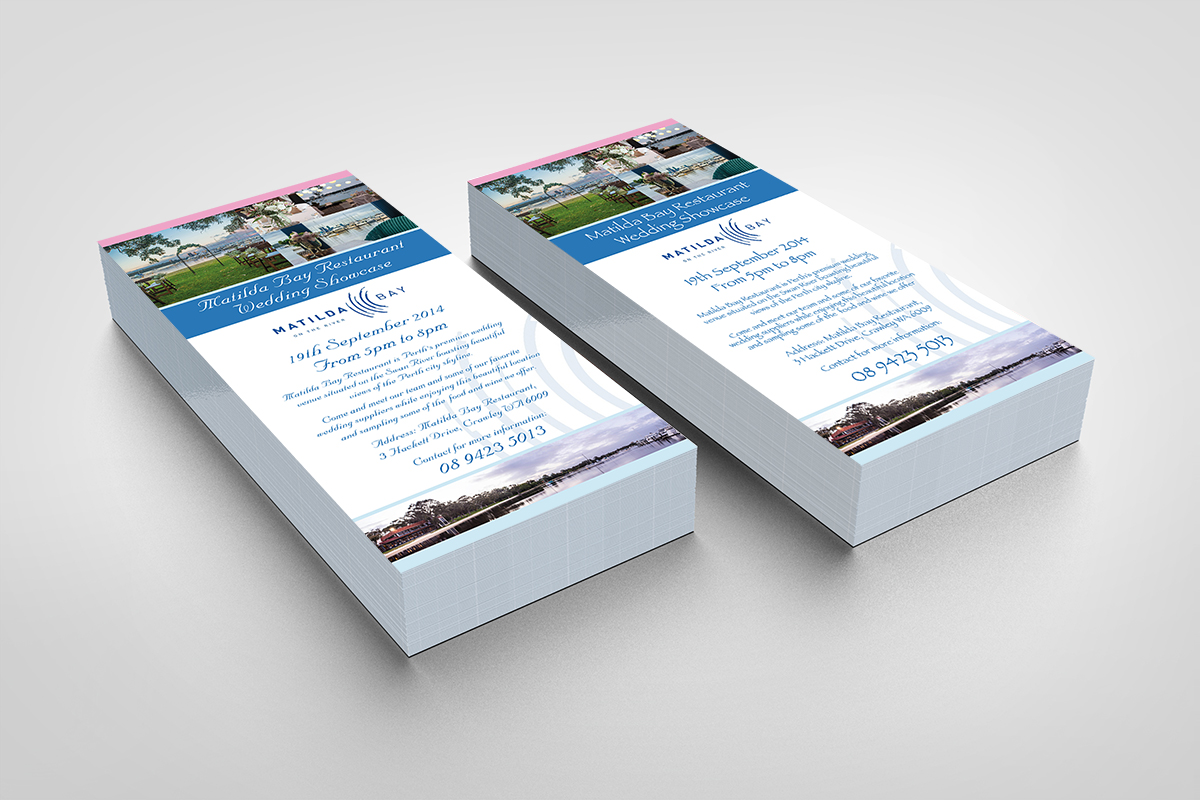 Flyer Design by pjw-design for Matilda Bay Restaurant and Function Centre | Design #4033556