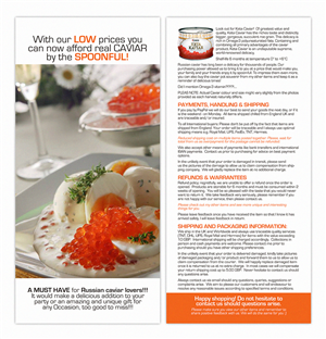 spoonful of caviar | Flyer Design by D-Design