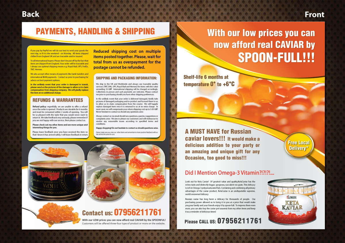 Flyer Design by meet007 for Vladimir Kondratyuk | Design #3972829