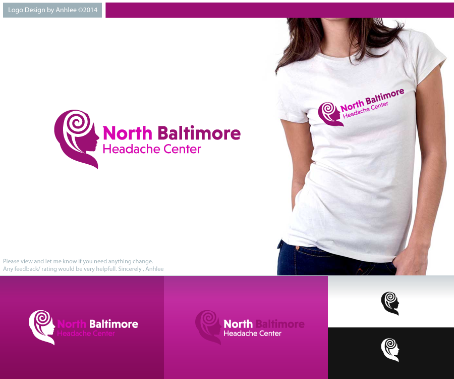 Diseño de Logo por Anhlee para North Baltimore Headache Center | Diseño #3957795