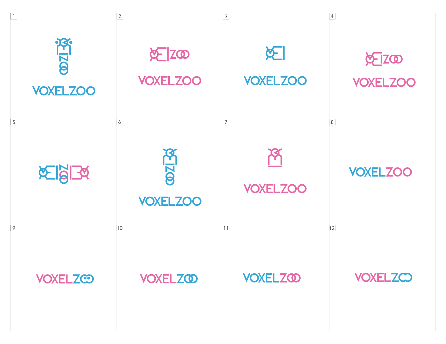 Logo Design by zip for Voxel Zoo | Design #3911864