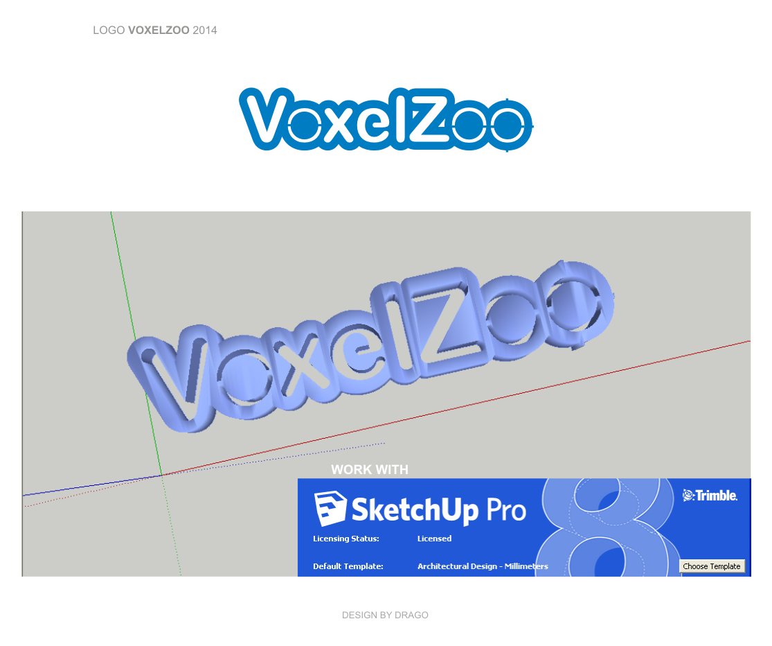 Logo-Design von Drago für Voxel Zoo | Design #3963814