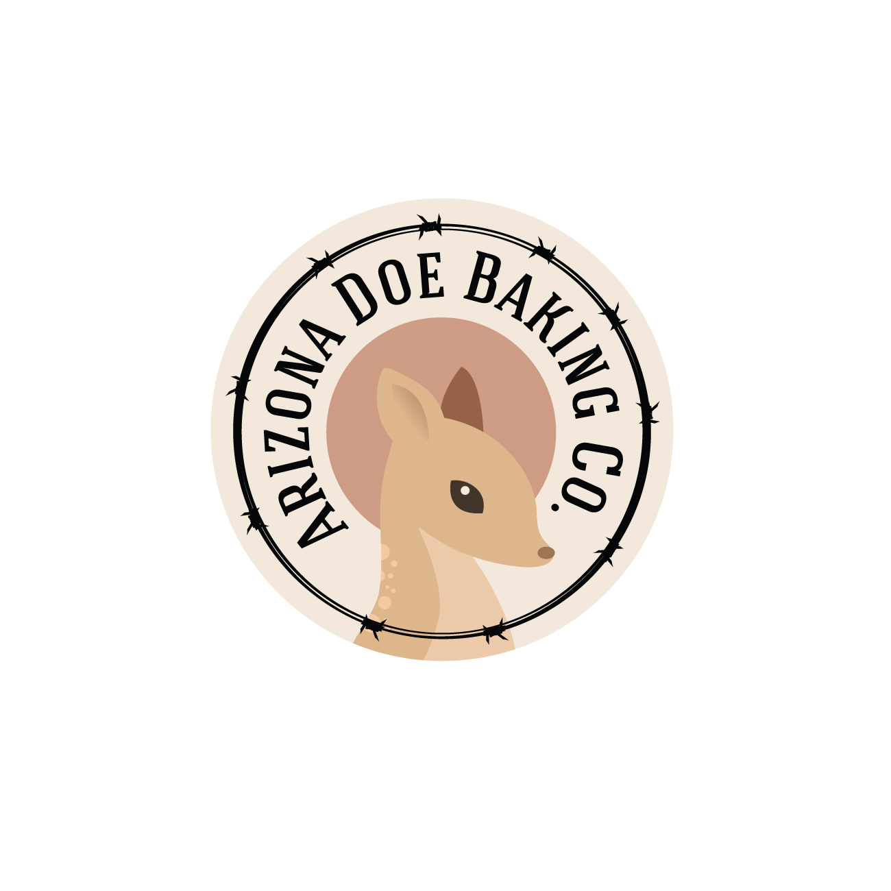 Logo Design by Z' for Arizona Doe Baking Co. | Design #3942640