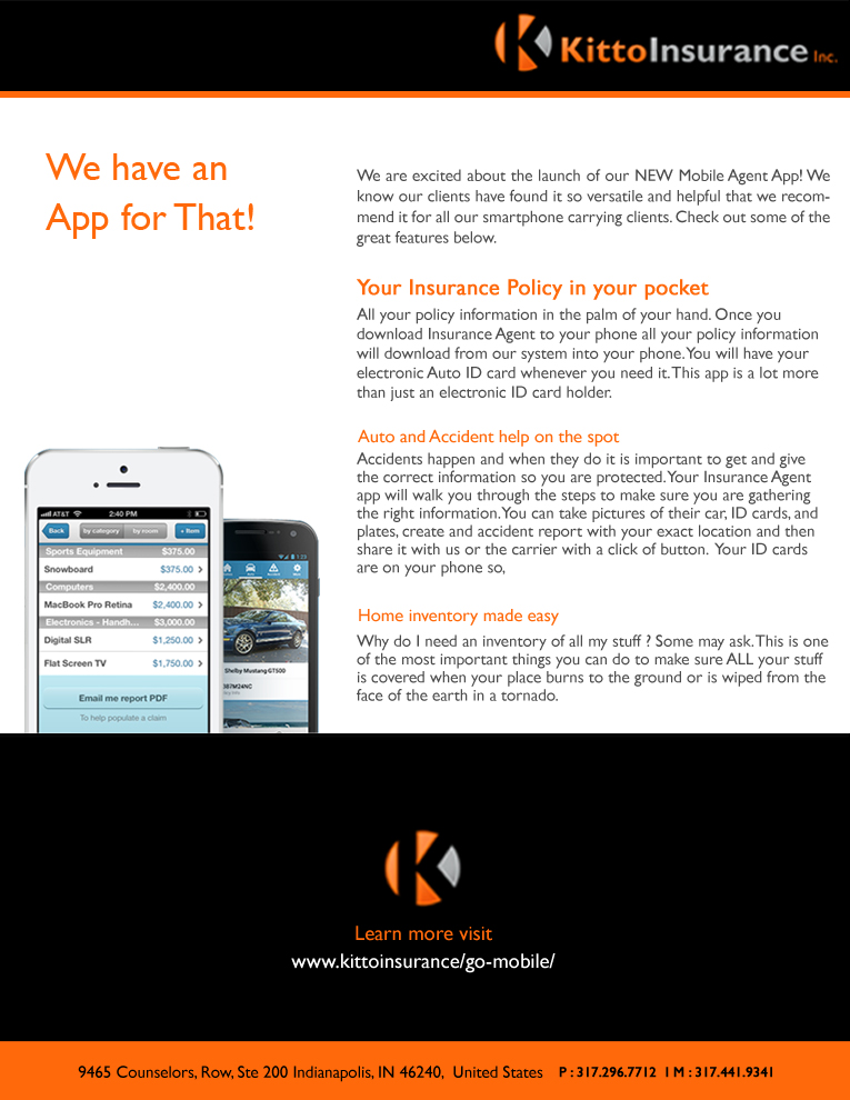 Print Design par Best Design Hub pour Kitto Insurance, Inc | Design #3910528
