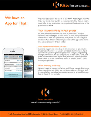 Print Design by Best Design Hub for Kitto Insurance, Inc | Design: #3910528