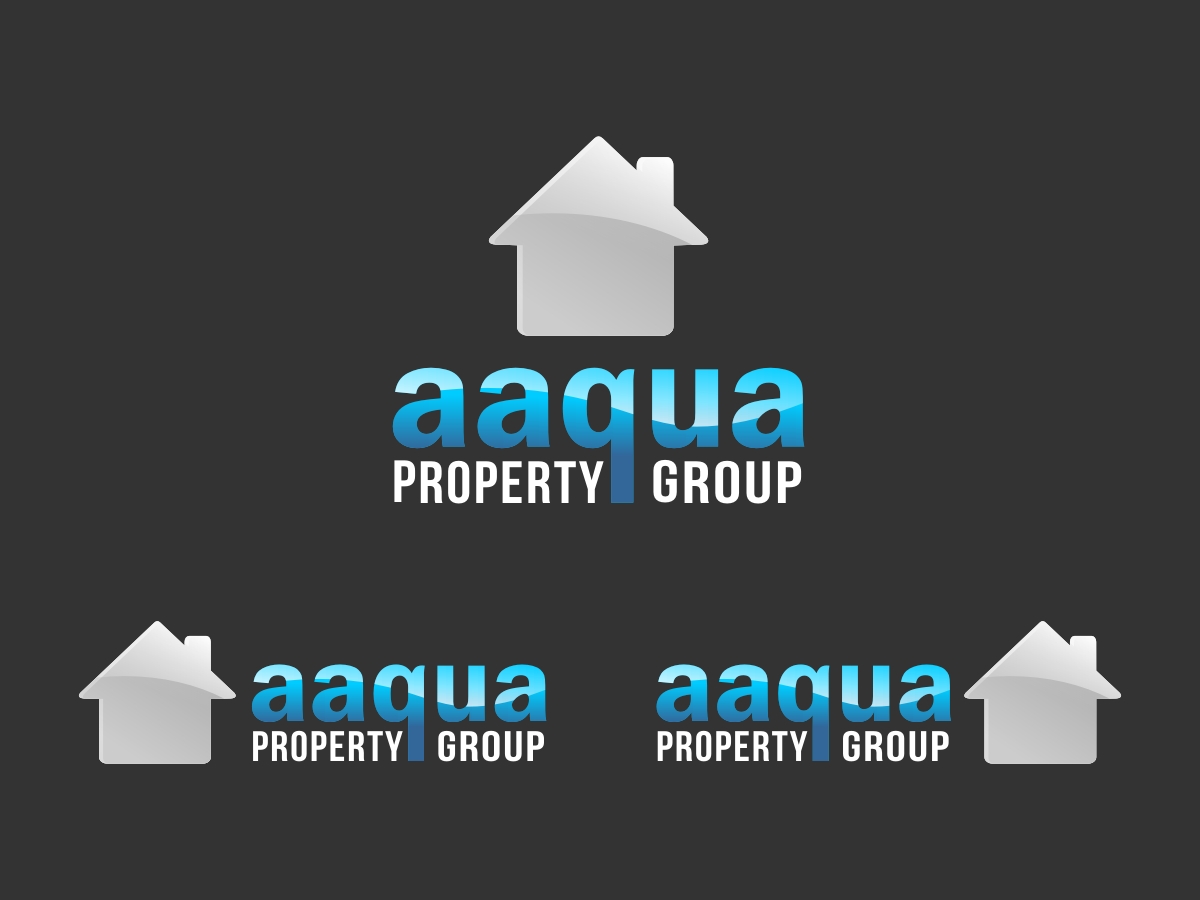 Diseño de Logo por M Sidik Pramono para aaqua property group | Diseño #4071359