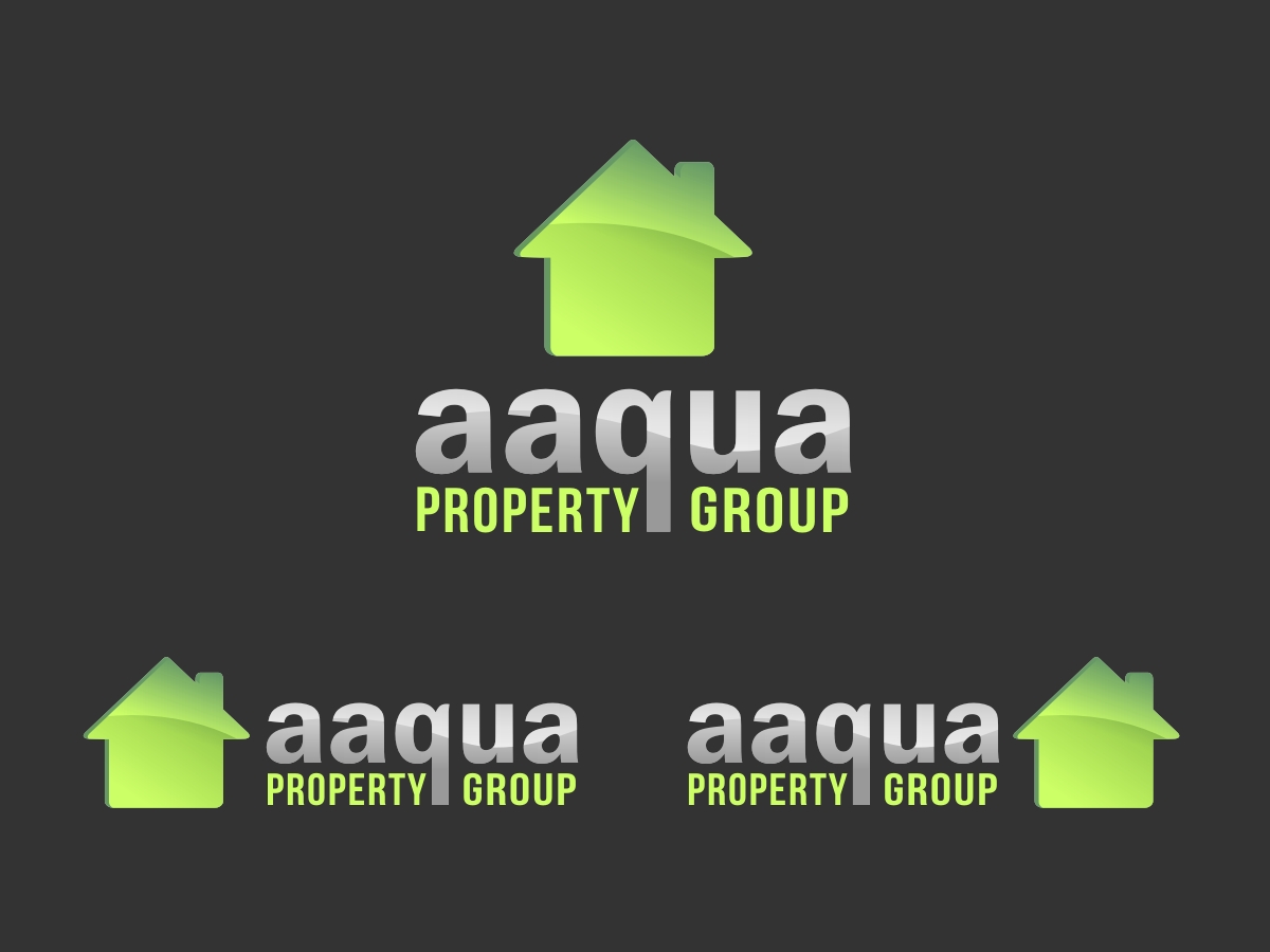 Diseño de Logo por M Sidik Pramono para aaqua property group | Diseño #4071366