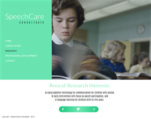 Web Design by coa for SpeechCare Consultants | Design: #3980945