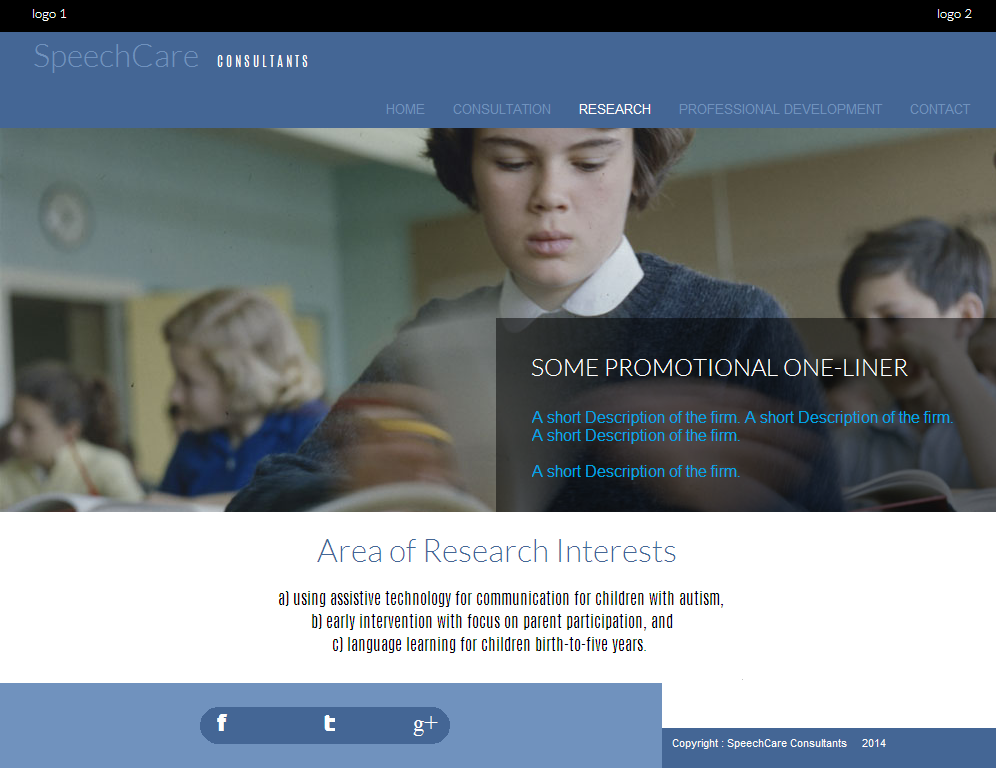 Web Design by coa for SpeechCare Consultants | Design #3984890