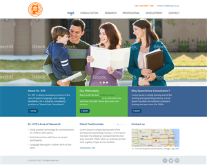 Web Design by Mayank Patel for SpeechCare Consultants | Design: #3930198