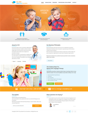 Web Design by Mayank Patel for SpeechCare Consultants | Design: #3955881