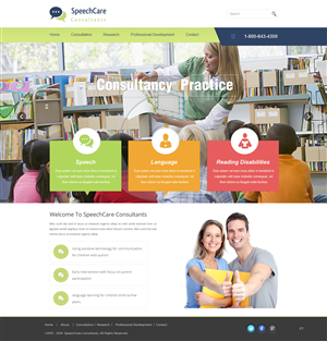 Web Design by pb for SpeechCare Consultants | Design: #3928294