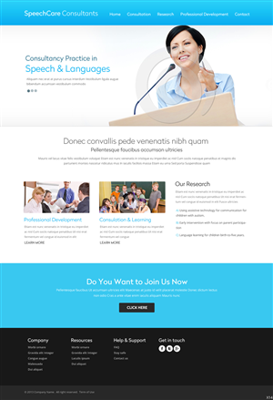Web Design by pb for SpeechCare Consultants | Design: #3928296