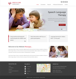 Web Design by pb for SpeechCare Consultants | Design: #3931305