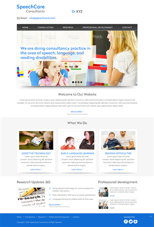 Web Design by pb for SpeechCare Consultants | Design: #3977852