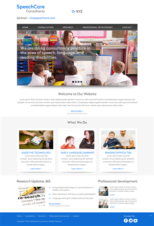 Web Design by pb for SpeechCare Consultants | Design: #3977867