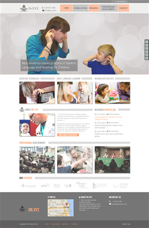 Web Design by Da Miracle for SpeechCare Consultants | Design: #3993502