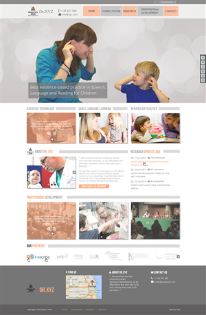 Web Design by Da Miracle for SpeechCare Consultants | Design: #3993507