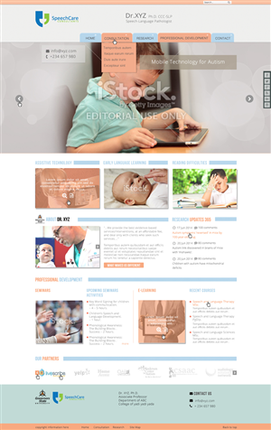 Web Design by Da Miracle for SpeechCare Consultants | Design: #4008161