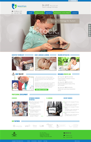 Web Design by Da Miracle for SpeechCare Consultants | Design: #4033383