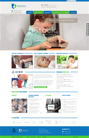 Diseño Web por Da Miracle para SpeechCare Consultants | Diseño #4033405