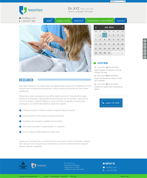 SpeechCare needs a Webpage  Design | Diseño Web por Da Miracle