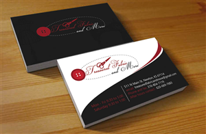 Business Card Design by Hardcore Design for Treasured Fabric and More | Design: #3942970