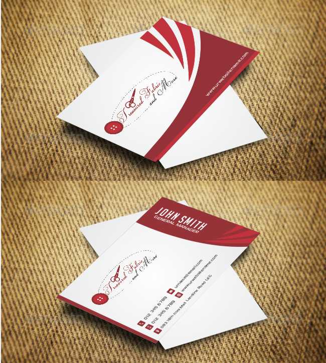 Business Card Design by AwsomeD for Treasured Fabric and More | Design #3908423
