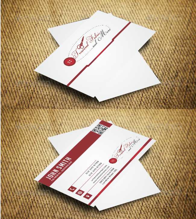 Business Card Design by AwsomeD for Treasured Fabric and More | Design #3908426