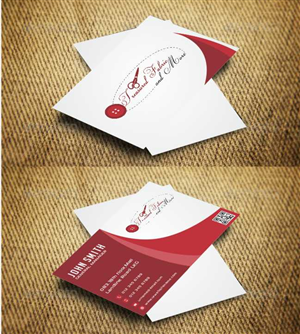 Business Card Design by AwsomeD for Treasured Fabric and More | Design: #3908428