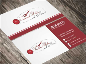 Business Card Design by AwsomeD for Treasured Fabric and More | Design: #3908432