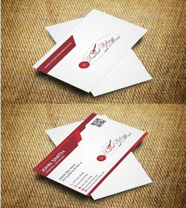 Business Card Design by AwsomeD for Treasured Fabric and More | Design #3908446