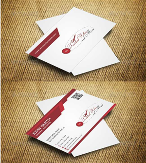 Business Card Design by AwsomeD for Treasured Fabric and More | Design: #3908446