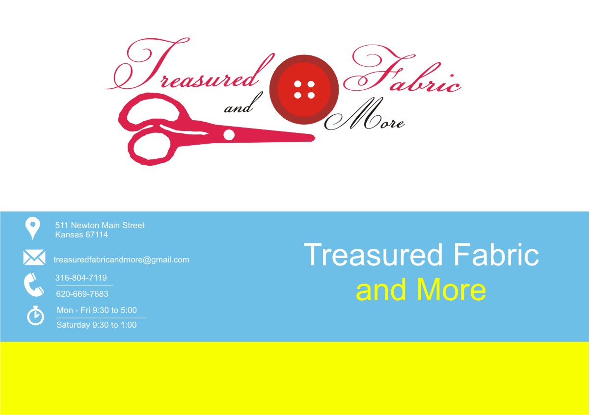 Business Card Design by fadil.himawan for Treasured Fabric and More | Design #3926683