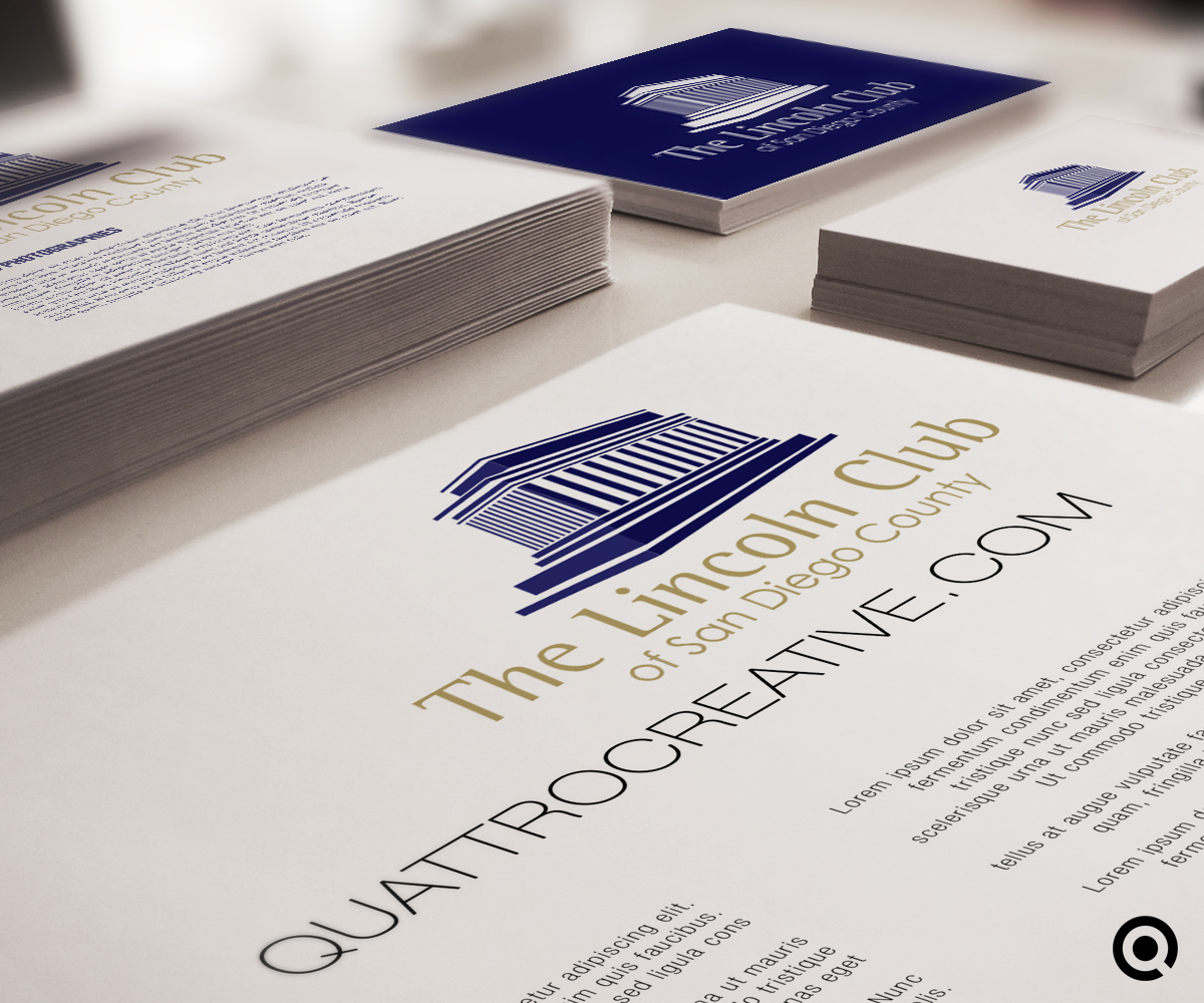 Logo Design by QuattroCreative for Lincoln Club of San Diego County | Design #3905936