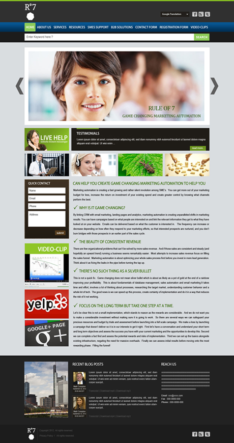 Wordpress Design by Vblue for this project | Design #1112340